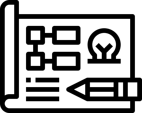 Pictogramme création et fabrication sur mesure